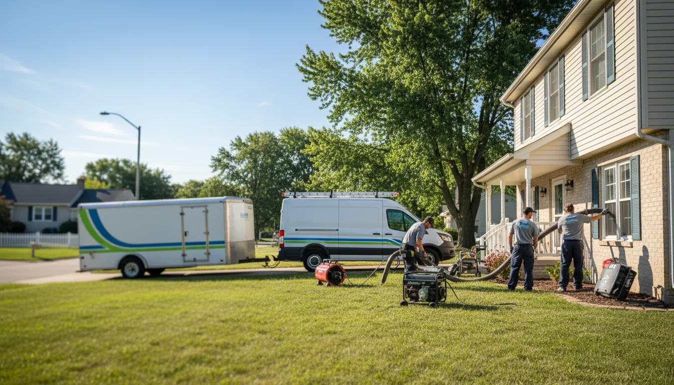 Flooded Basement Restoration And Cleanup With Repair in Fort Campbell, KY near me